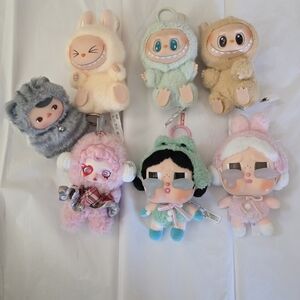 Assorted Lot Labubus, Crybaby, Pucky, Skull Panda